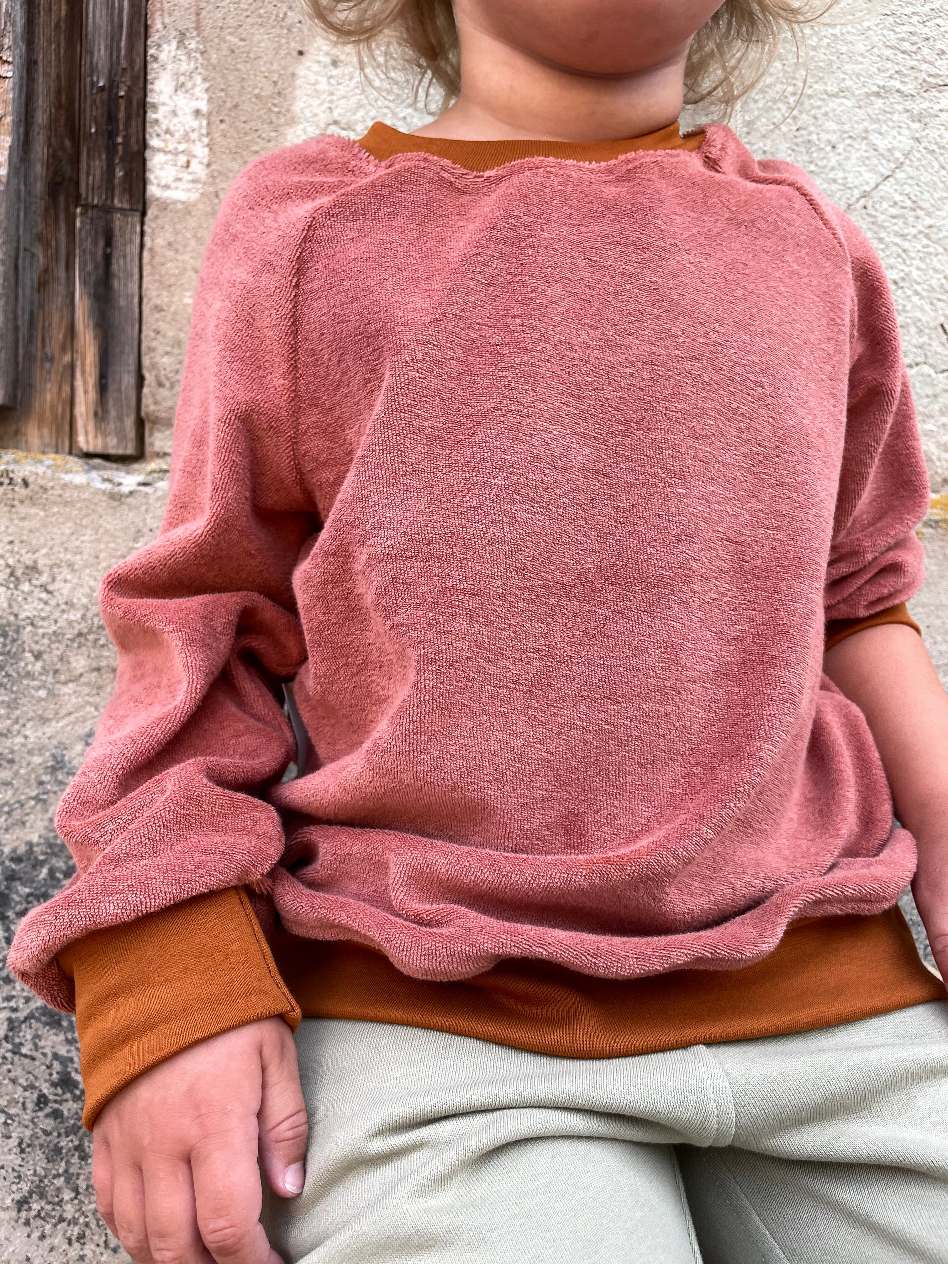 Mitwachsende Kindermode Pulli aus Frottee I BARNBUX