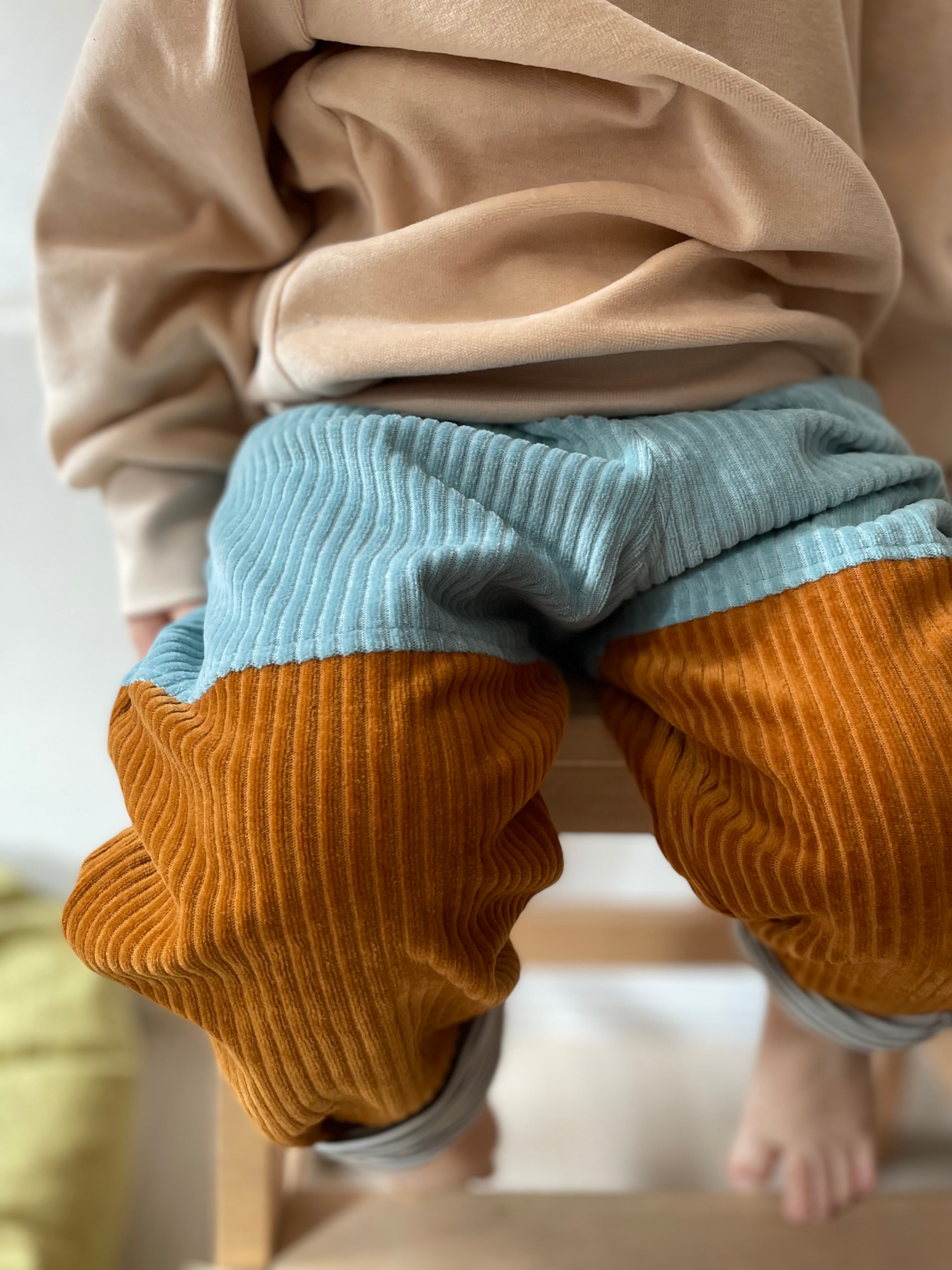 Mitwachsende Kinderhose Wolke Rost | BARNBUX