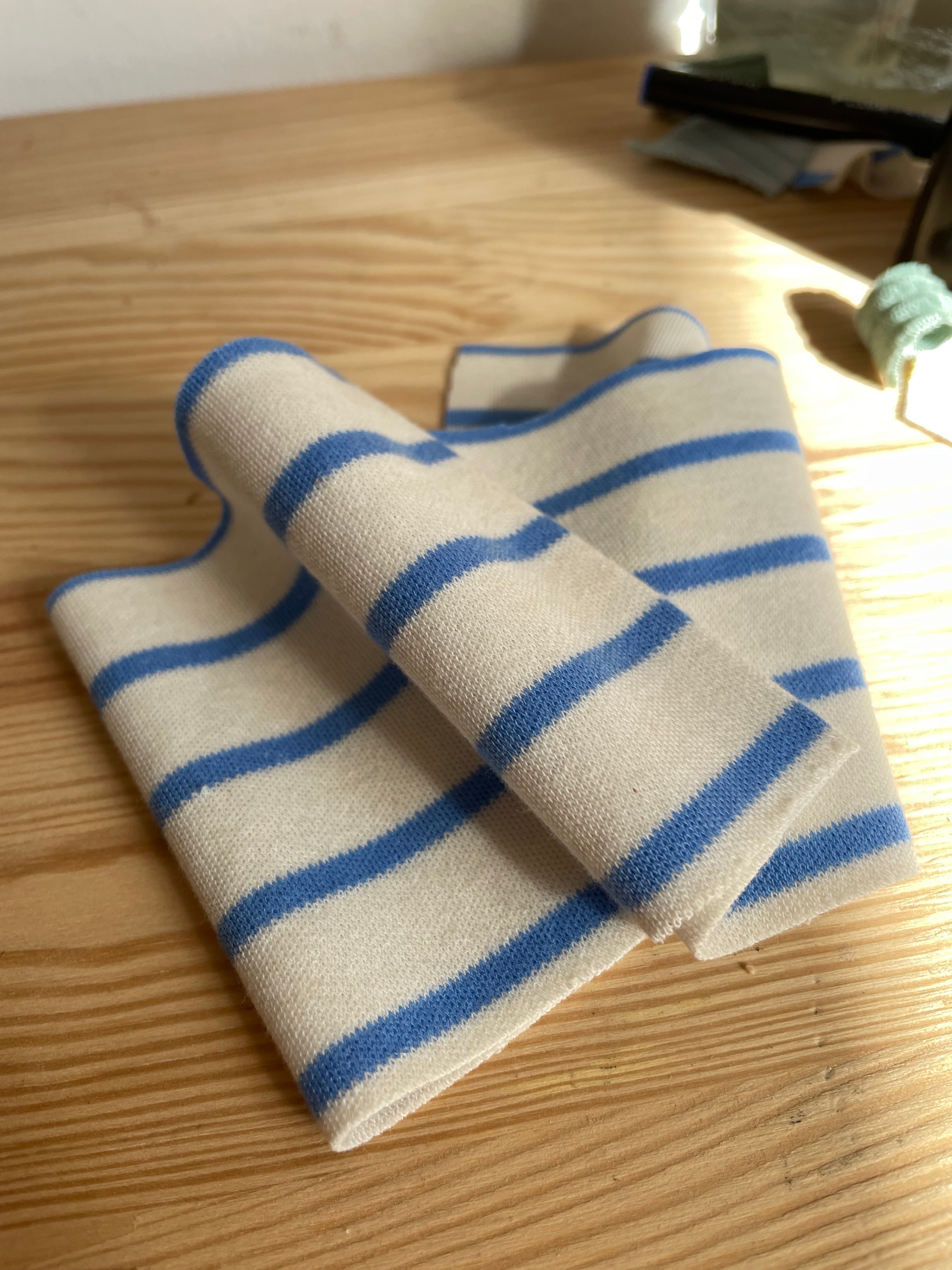 mitwachsende Kinderhose Colorblock Rost Steinblau I BARNBUX