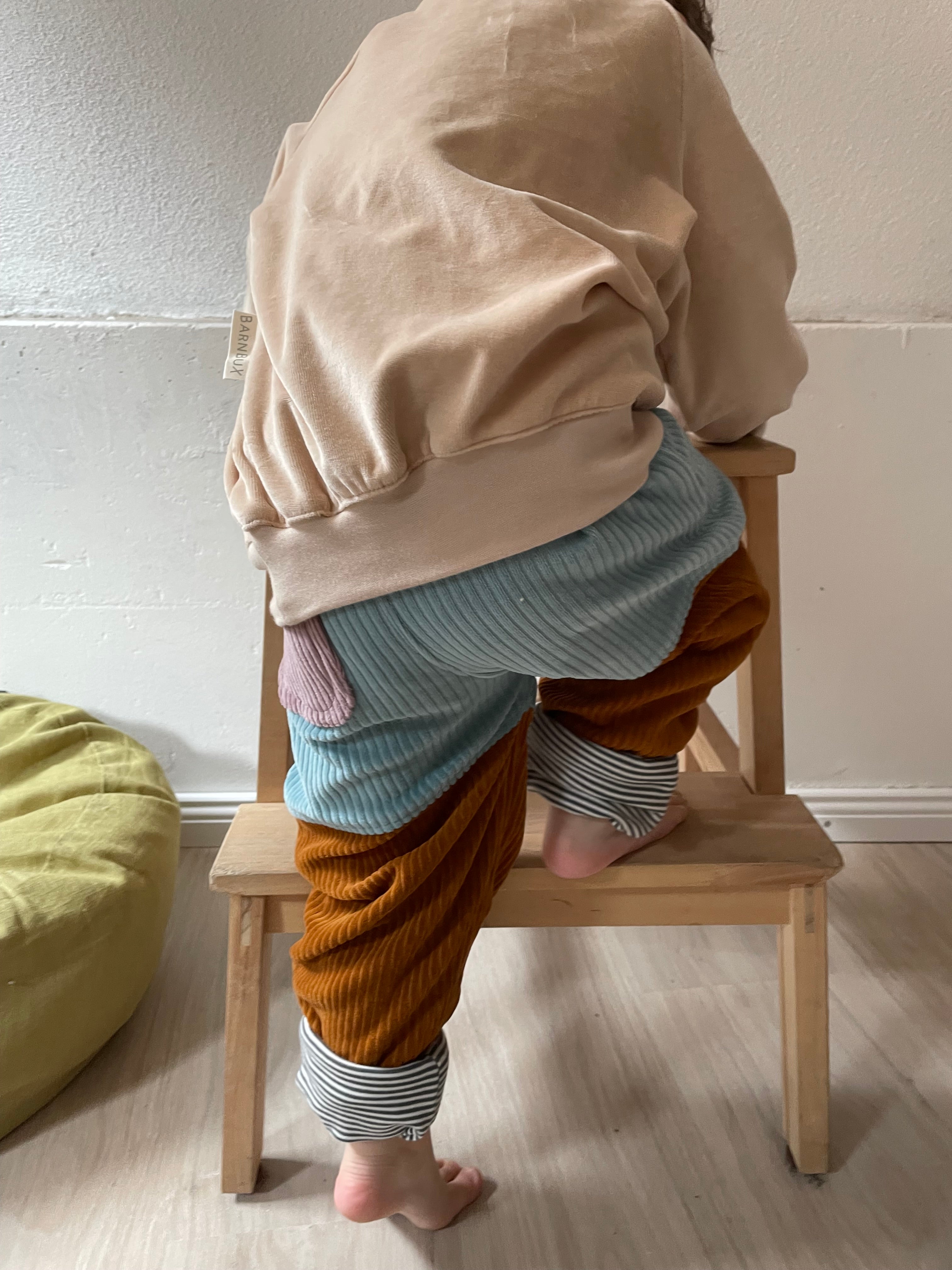 Mitwachsende Kinderhose Wolke Rost |  BARNBUX