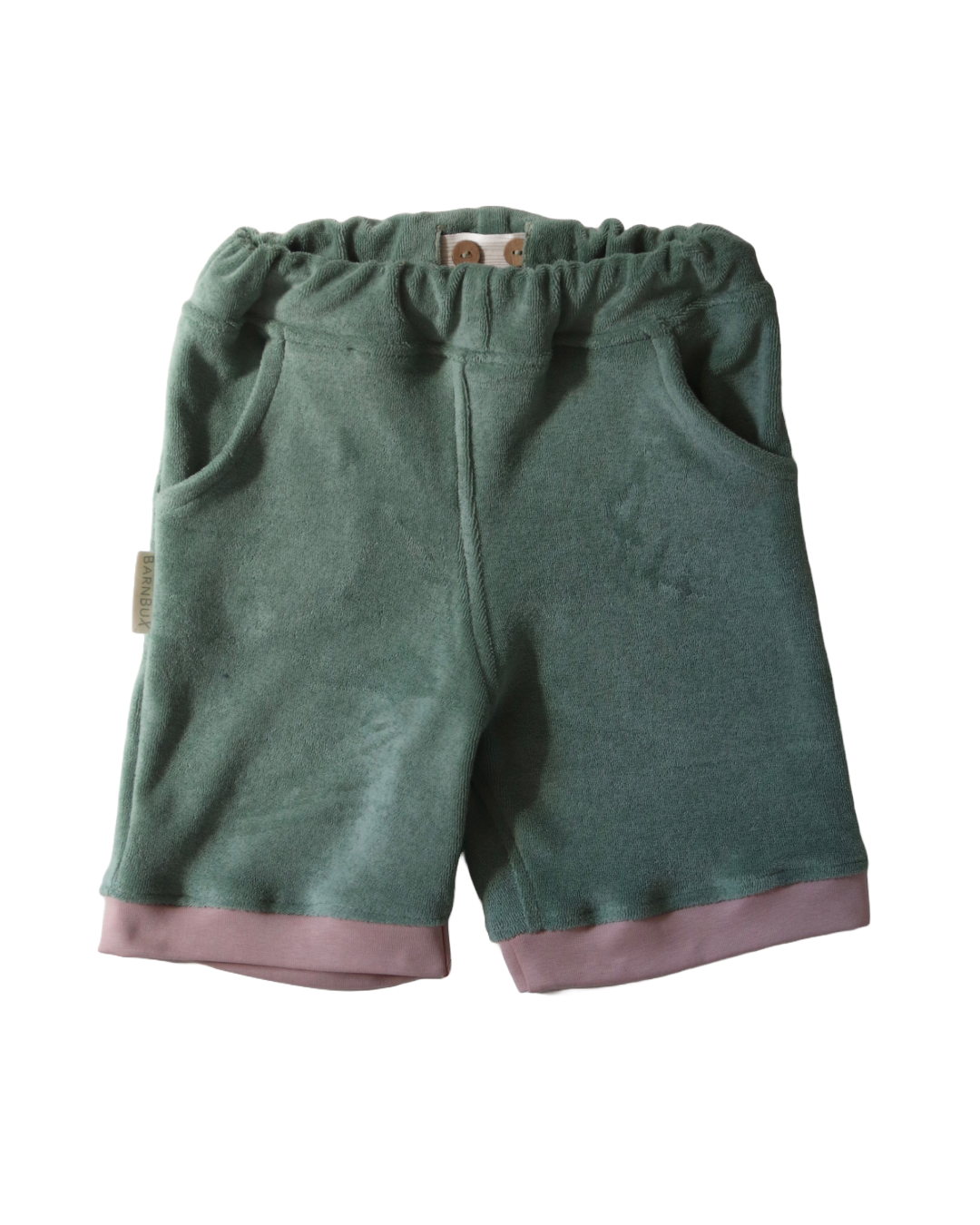 kurze Mitwachshose Eukalyptus Altrosa I BARNBUX