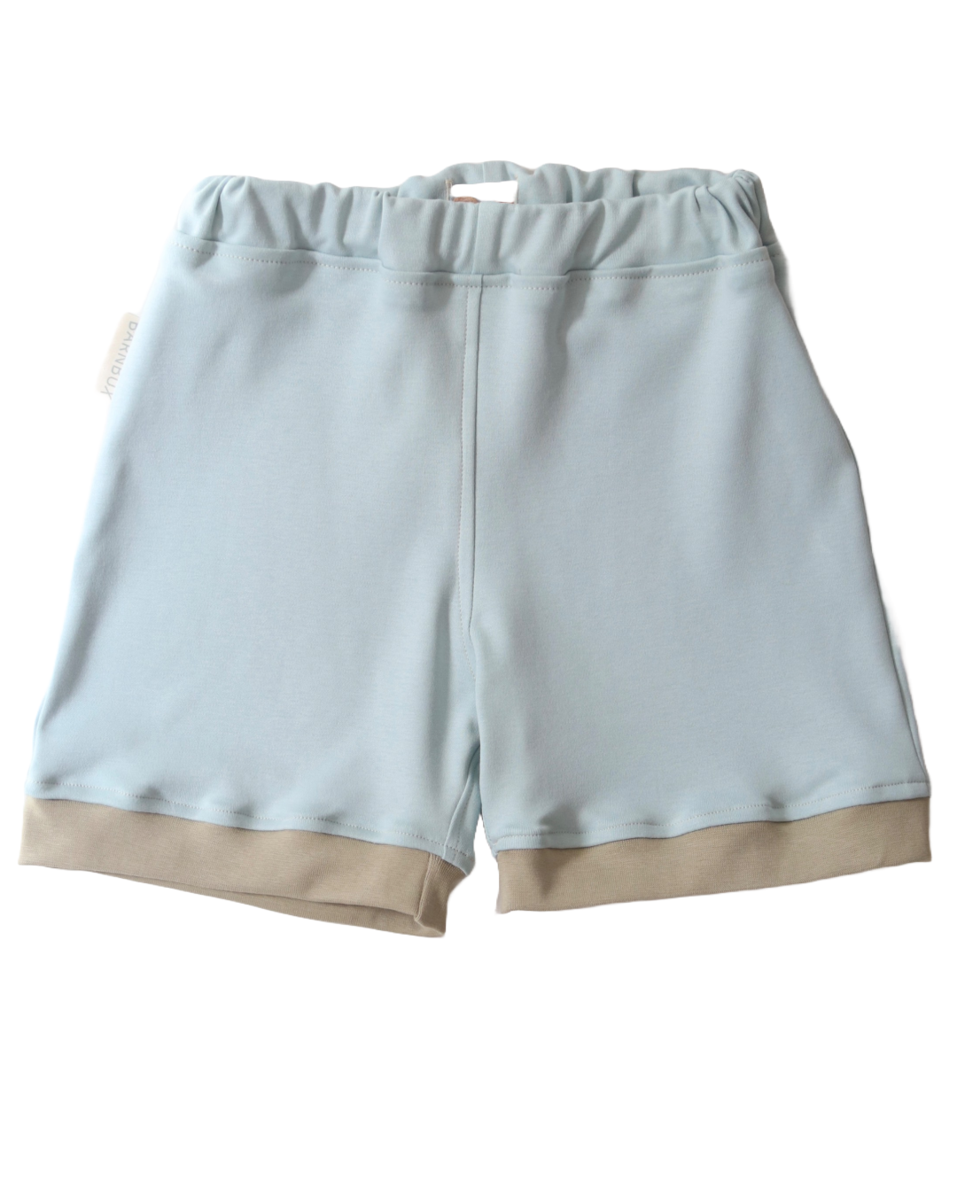 kurze Mitwachshose Eisblau Pistazie I BARNBUX