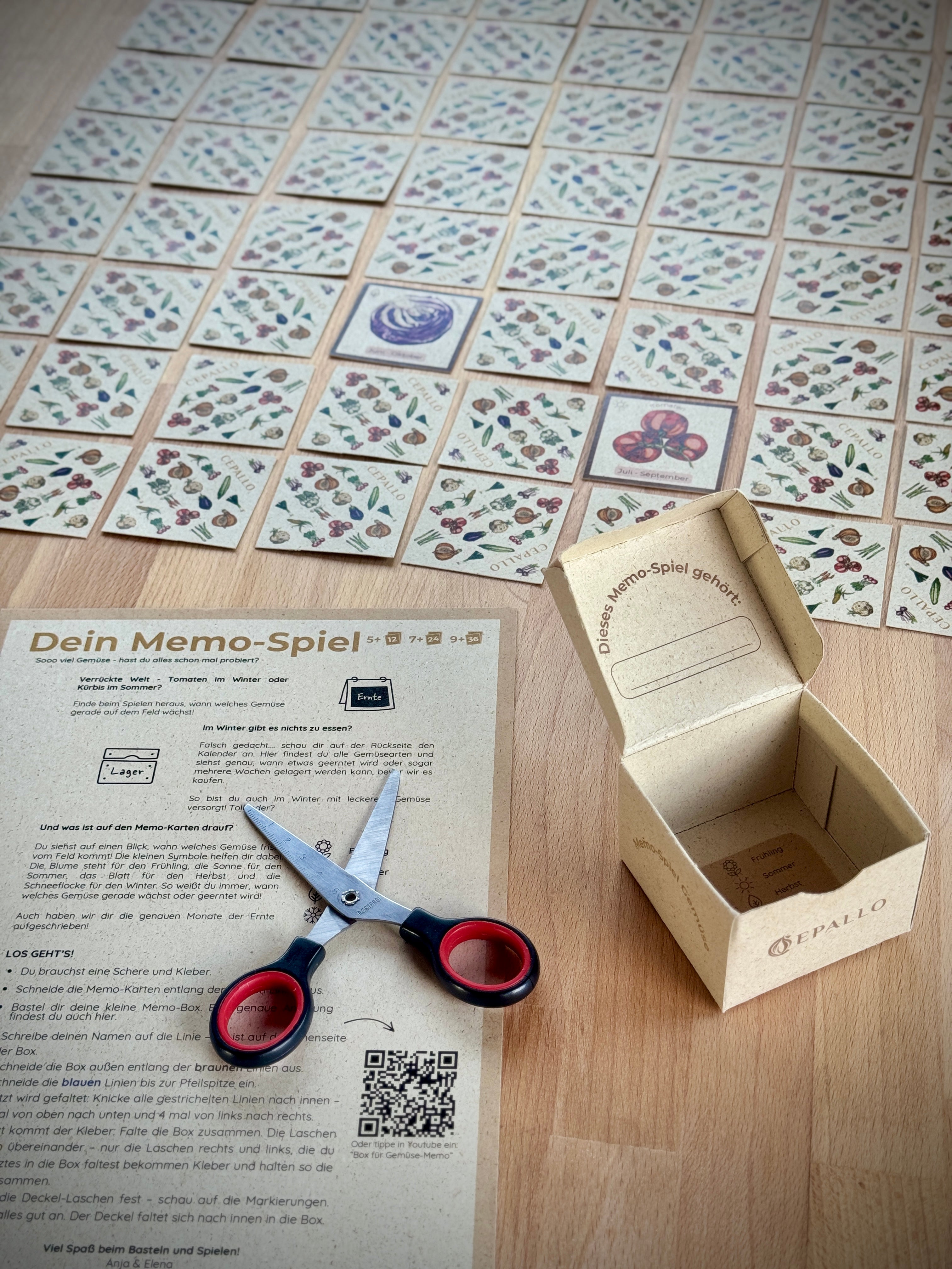 Memo-Spiel Gemüse – Cepallo