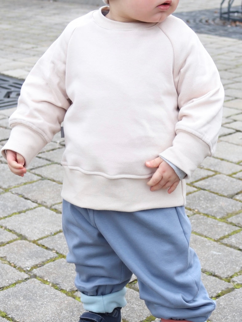 Mitwachsende Kindermode Pulli aus Kuschelsweat I BARNBUX