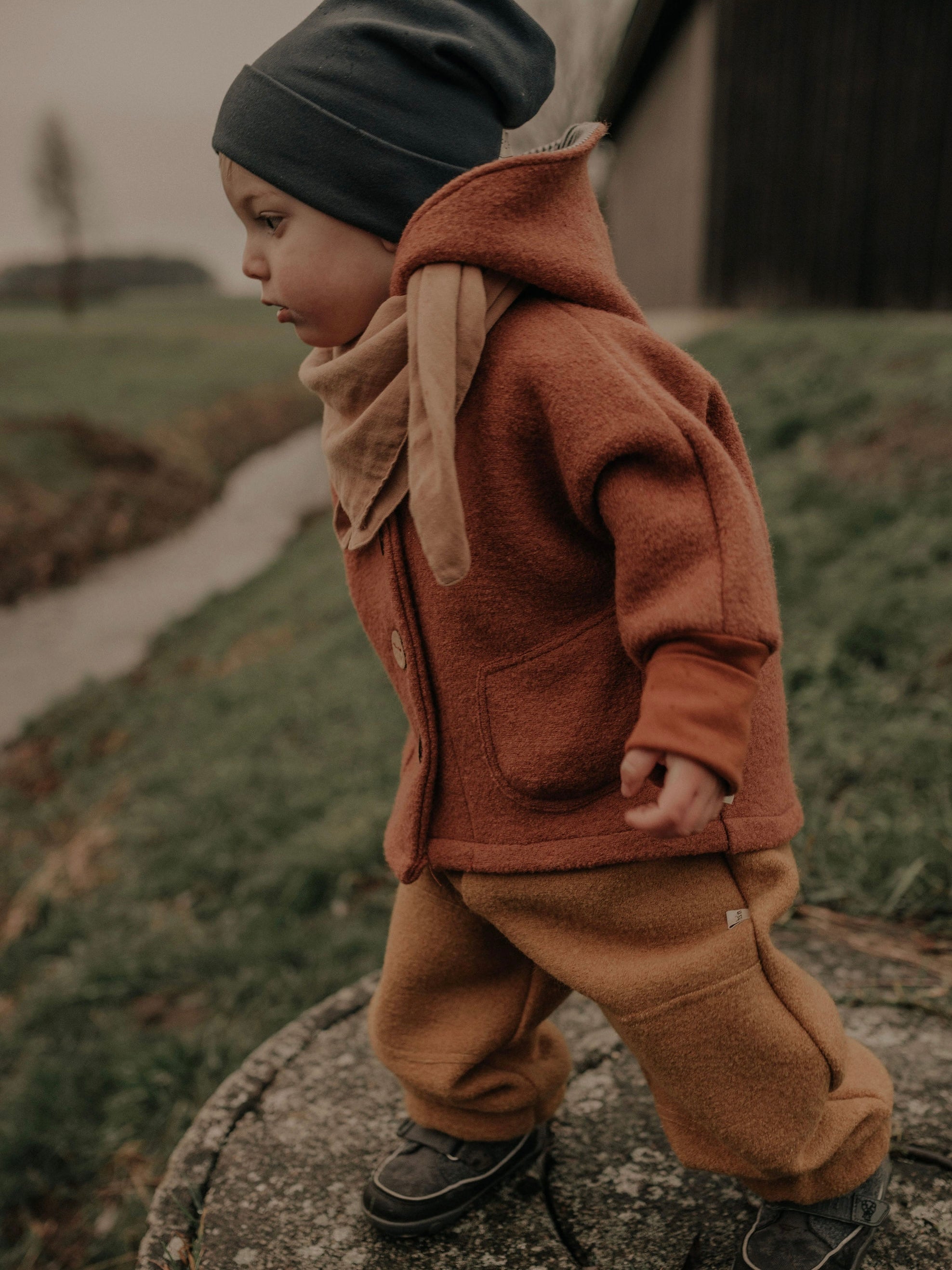 robuste Wollwalk Hose | Bio Schurwolle (kbT)