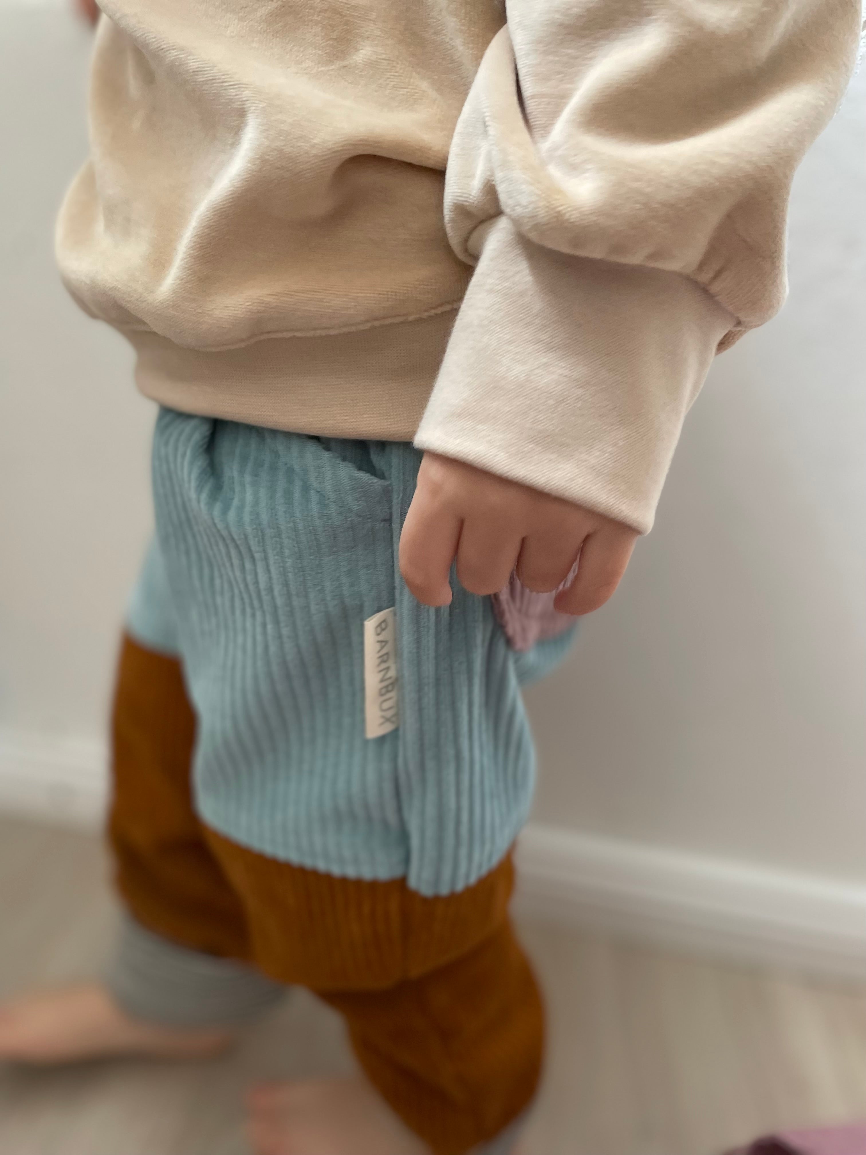 Mitwachsende Kinderhose Wolke Rost |  BARNBUX