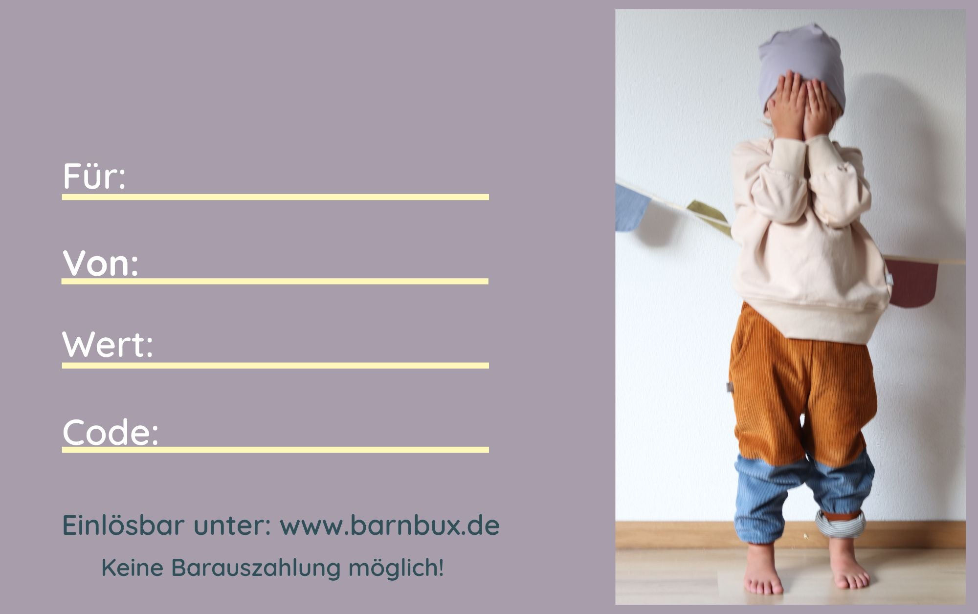 Geschenkgutschein physisch