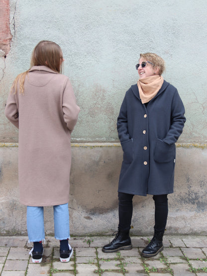 Wollwalk Mantel für Erwachsene